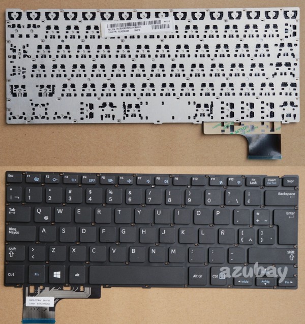 Latin LAS Spanish Keyboard LAS Teclado for Samsung ATIV Book 9 Lite NP905S3G 905S3G Black
