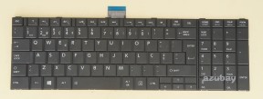 Portuguese Keyboard for Toshiba Dynabook.N7TSU.006 NSK-TT0SU 06, Black