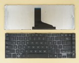 US UI English Keyboard for Toshiba Satellite S840D S845 S845D, Black with Frame