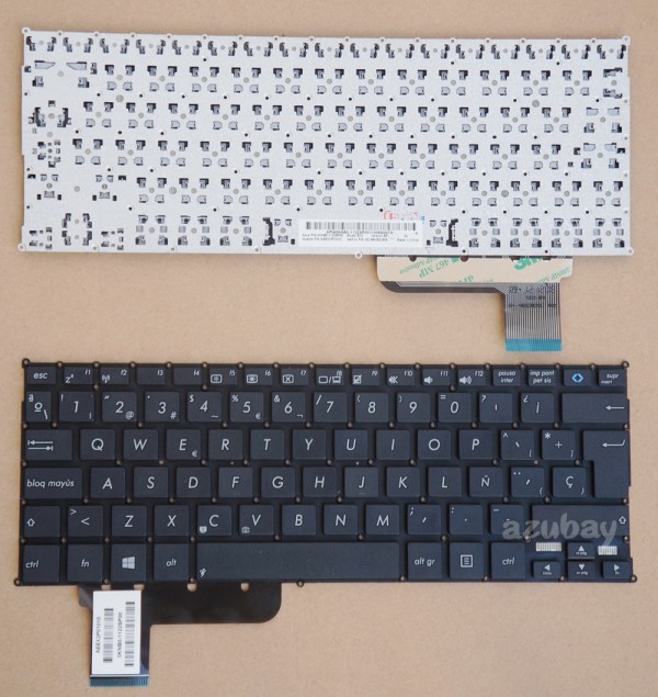 Spanish Keyboard SP Español Teclado for Laptop Asus Transformer Book T200TA T300FA Black