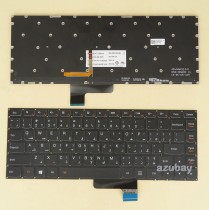 Arabic AR Keyboard for Laptop Lenovo Ideapad U31-70 25215047 25215078, Black with Backlit