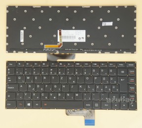 Hungarian Billentyűzet Keyboard for Lenovo Ideapad 25215084, Black key with white edge, with Backlit