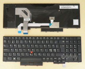 Scandinavian Nordic SD FI DK NW Keyboard for Lenovo Thinkpad 01HX218 01HX178, Black