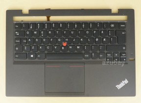 Norwegian Keyboard Norsk tastatur for Lenovo Thinkpad X1 Carbon Gen 2nd 04X0466 04X3621 Backlit, Black