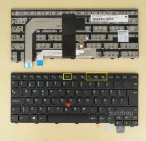 Swedish Finnish tangentbord Keyboard For Lenovo Thinkpad 13 Gen 2 (Type 20J1 20J2) , Black with Black Frame