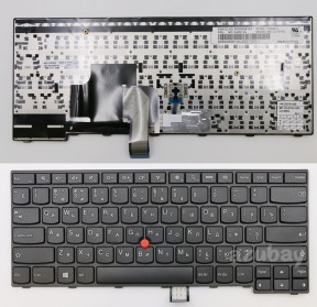 Russian Клавиатура Keyboard For Laptop Lenovo Thinkpad E455  (Type 20DE) Black