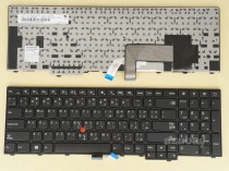 Arabic AR Keyboard for Laptop Lenovo Thinkpad T560 (Type 20FH 20FJ), W540 (Type 20BG 20BH) Black