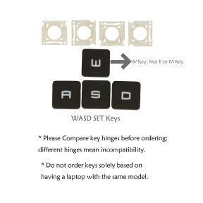 Keyboard Keys Caps Scissor Clips Hinges For MSI MS-16P7 MS-16P8 MS-16P9 MS-16P10 MS-16P11 MS-16P12 MS-16P13 MS-16P14 MS-16P15 MS-16P16 (DarfonVer)