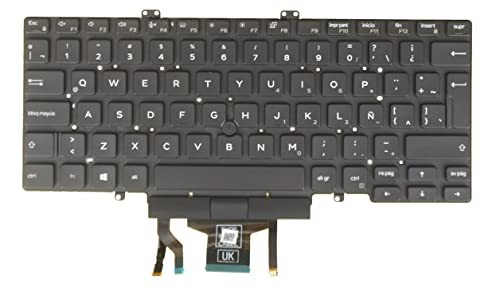 Latin Spanish Laptop Keyboard for Dell Latitude 5400 5401 5410 5411 09GG3W 9GG3W Backlit with Pointer No Frame