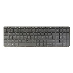 LA Spanish Layout- Laptop Keyboard for HP Probook 650 G2/ G3, 655 G2/ G3, 841137-161 831023-161 841145-161 SN9143BL1 w.TrackPoint Black, Backlit
