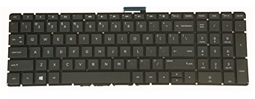 US English Layout - Laptop Keyboard for HP Pavilion 15-AB 15-AB000 17-G 17-G000 Black, Without Frame