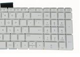 Latin Spanish Layout - Laptop Keyboard for HP Pavilion 15-au 15-au000 15t-au000 15t-au100 15-aw 15-aw000 15z-aw000 White, Without Frame