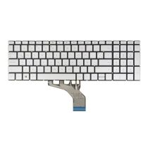 LA Spanish - Laptop Keyboard for HP 15s-du 15t-cr 15t-cu 15t-da 15t-db 17-by 17-ca 17-ce 17g-cr 17m-ce 17t-by 17z-ca, 250 G7, 255 G7, 256 G7, Silver, Without Frame