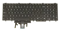 US Int'l Keyboard for Dell Latitude 5500 5501 5510 5511 0M25NK Backlit with Pointer No Frame Pulled