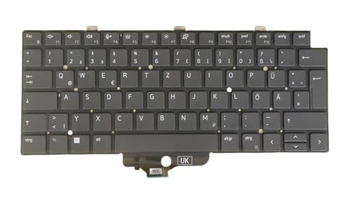 Laptop Keyboard for DELL Latitude 5320 5330 5340 7320 7330 0KXKV2 KXKV2, Backlit, Without Frame (DE German QWERTZ Deutsche Layout)