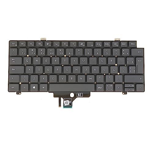 Brazil Portuguese BR-PT Layout- Laptop Keyboard for Dell Precision 3470 3480 0FJ5TV, Backlit, Without Frame