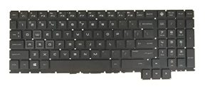 US Enlgish Layout- Laptop Keyboard for HP Omen 15-ce100 15t-ce100 15-ce199nr 15-ce198wm 9Z.NEABQ.101 NSK-XG1BQ, RGB Colorful Backlit