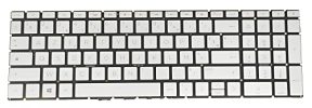 FR French AZERTY Français Layout - Laptop Keyboard for HP 15s-gu0000 15g-dr0000 15s-dr0000 15q-ds0000 15s-du0000 15-dw0000 15g-dx0000 L13318-051 Backlit Silver, Without Cover