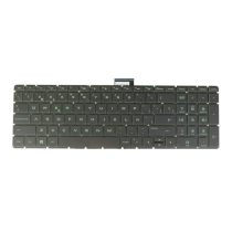 Laptop Keyboard For HP Pavillion 15-bk 15-bk000, 15-au 15-au000, 15-aw 15-aw000, 15-bc 15-bc000, 17-ab 17-ab000 x360 SN61434 SG-84780-XEA SN61435, No Backlit (SP Spanish Español Layout, Green Letters)