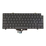 FR French AZERTY Layout- Laptop Keyboard for Dell Precision 3470 3480 0H4DDJ, Backlit, Without Frame