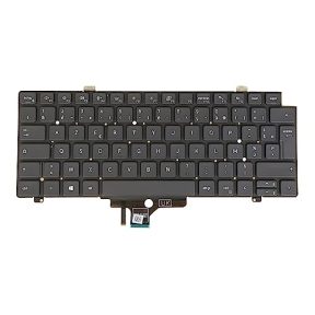 FR French AZERTY Layout- Laptop Keyboard for Dell Latitude 5420 5421 5430 5431 5440 7420 7430 7520 7530 0H4DDJ, Backlit, Without Frame