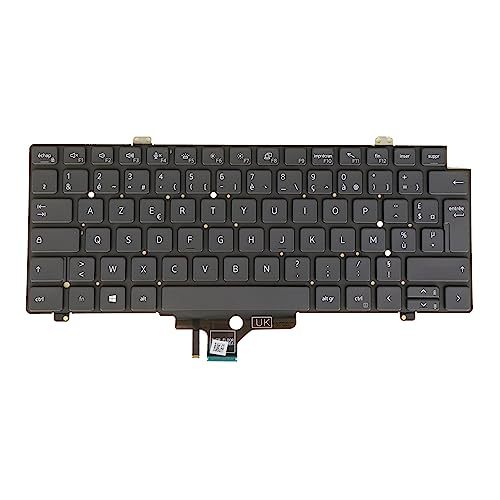 FR French AZERTY Layout- Laptop Keyboard for Dell Precision 3470 3480 0H4DDJ, Backlit, Without Frame
