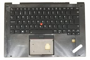 Norwegian Keyboard w. Palmrest Case for Lenovo Thinkpad X1 Yoga 2nd Gen (Ty 20JD 20JE 20JF 20JG) 01HY826 01HY946 01HY906 01HY866 Backlit