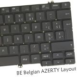 Laptop Keyboard for DELL Latitude 5300 2-in-1 Chromebook Enterprise, 05RYHJ 5RYHJ, Backlit, Without Frame, Black (BE Belgian AZERTY Belge Layout)