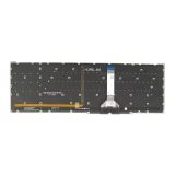 SP Spanish Layout- Laptop Keyboard for Acer Aspire Nitro AN515-44 AN515-55 AN517-52 LG05P_N10BRL, Red Backlit, Black No Frame