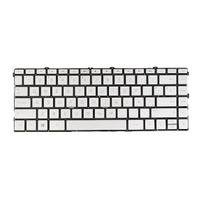 LA Latin Spanish Layout- Laptop Keyboard for HP Specture 13-aw 13-aw0000 13-aw1000 13-aw2000 13t-aw 13t-aw0000 13t-aw2000 NSK-XT2BQ 9Z.NGPBQ.21E Backlit Silver
