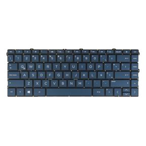 LA Latin Spanish Layout Laptop Keyboard for HP Pavilion X360 14-dy 14-dyxxxx 14-dy0000 14-dy1000 14-dy2000 14m-dy0000 14m-dy1000 M38114-161, Dark Blue, No Frame