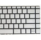 US Int'l English Layout- Laptop Keyboard for HP Envy 13-ah 13-ah0000 13-aq 13-aq0000 13-ar 13-ar0000 13-ag 13-ag0000 13m-ag0000 L12733-B31 NSK-XBABW Backlit Silver
