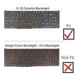 Laptop Keyboard for Acer Predator Helios PH315-55 PH317-56, LG05P_P16B3L, NKI15170RT, PK133MQ2B21, NSK-RAQEBC, RGB Colorful Backlit, Black (PT Portugal Portuguese Português Layout)