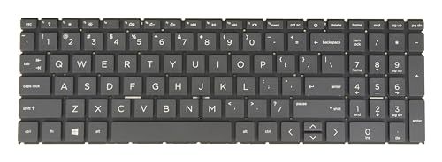 US English Layout- Laptop Keyboard for HP Pavilion 15-eg 15-eg0000 15-eg1000 15-eg2000 15t-eg000 15-eh 15-eh0000 15-eh1000 15-eh2000 15z-eh0000 15z-eh100, Black, No Frame