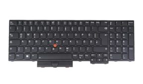 Laptop Replacement Keyboard for Lenovo ThinkPad P15 Gen 2, P17 Gen2, T15g Gen2, 5N21B44376 5N21B44413 5N21B44339 5M11C88866 5M11C88864 5M11C88865, Backlit (DE German QWERTZ Deutsche Layout)