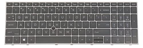 US English Layout- Laptop Keyboard for HP ZBook Fury 15 G7, 15 G8, M17094-001 L97967-001 L97968-001 M17095-001 15.6inch Backlit w. TrackPoint New