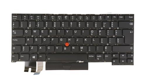 Laptop Computer Replacement Keyboard for Lenovo ThinkPad X1 Extreme Gen 1/Gen2/ Gen3, P1 Gen 1/Gen 2/Gen 3, Backlit (CA CF Canadian Layout)
