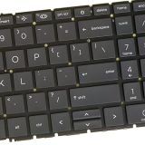 US English Layout- Laptop Keyboard for HP ZBook Fury 16 G9, Fury 16 G10 Mobile Workstation, White-Backlit, Black