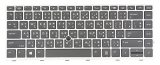 Laptop Replacement Keyboard for HP Elitebook 840 G5 G6, 846 G5 G6, 745 G5 G6, ZBook 14u G5 G6, L11309-281 No Backlit w. TrackPoint Silver Frame - Thai แป้นพิมพ์ภาษาไทย Layout