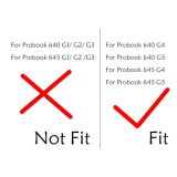 HB HE Hebrew Layout- Laptop Keyboard for HP Probook 640 G4 G5, 645 G4 G5 L00735-BB1 L09546-BB1 Backlit, Silver Frame, No Track Pointer