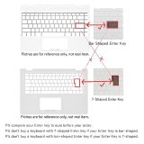 US English Keyboard for HP Elitebook X360 830 G5, X360 830 G6 L40527-001 L56442-001 L40527-B31 L56442-B31, Backlit, Black No Frame, Without TrackPointer