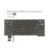 Laptop Replacement Keyboard for Lenovo ThinkPad T14s Gen 2, 20WM 20WN 20XF 20XG, SN21A22132 PK131VP1B13 SG-A5150-2XA (SW Swiss German QWERTZ, Backlit)