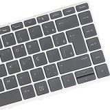 BR-PT Brazil Portuguese Layout- Laptop Keyboard for HP Probook 640 G4 G5, 645 G4 G5 L00735-201 L09546-201 Silver Frame Without TrackPoint, Backlit