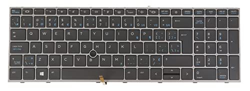 Laptop Replacement Keyboard for HP ZBook Fury 15 G7 / G8, ZBook Fury 15.6 inch G7 / G8, L97967-DB1 M17094-DB1 Backlit CA CF Canadian Layout