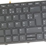 Laptop Computer Replacement Keyboard for HP Probook 450 G5, 455 G5, 470 G5, 650 G4/G5, L01027-051, Backlit, Black Frame (FR French AZERTY Français Layout)