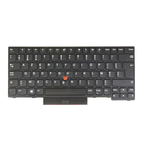 Laptop Keyboard for Lenovo Thinkpad T480s E480 E485 E490 E495 L480 L490 T490 T495 R480 R490 P43s, (Yoga) L380/ L390 / S2 3rd Gen, 01YP486 01YP326 01YP406 01YP246 (Belgian AZERTY Belge Layout)