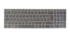 Laptop Computer Replacement Keyboard for HP Zbook 15 G5/ G6, 17 G5/G6, L12764-201 L12765-201 L28407-201 L29635-201, Backlit (BR PT Brasil Brazilian Portuguese Layout)
