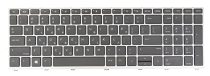 Greek GK Keyboard for HP Probook 650 G4, 650 G5, 450 G5, 455 G5, 470 G5 with Silver Frame, No Backlit