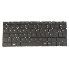 SP Spanish Laptop Keyboard for HP Elite Dragonfly G2, M42530-071 M45177-071, Backlit, Black No Frame