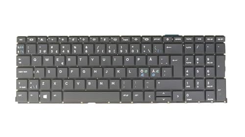 Laptop Computer Replacement Keyboard for HP ZBook Power 15.6' 15 G7/G8/G9, M05033-DH1, M05034-DH1, V195346EK1, Backlit (Swedish Finnish Norwegian Danish ÆØÅ Layout)